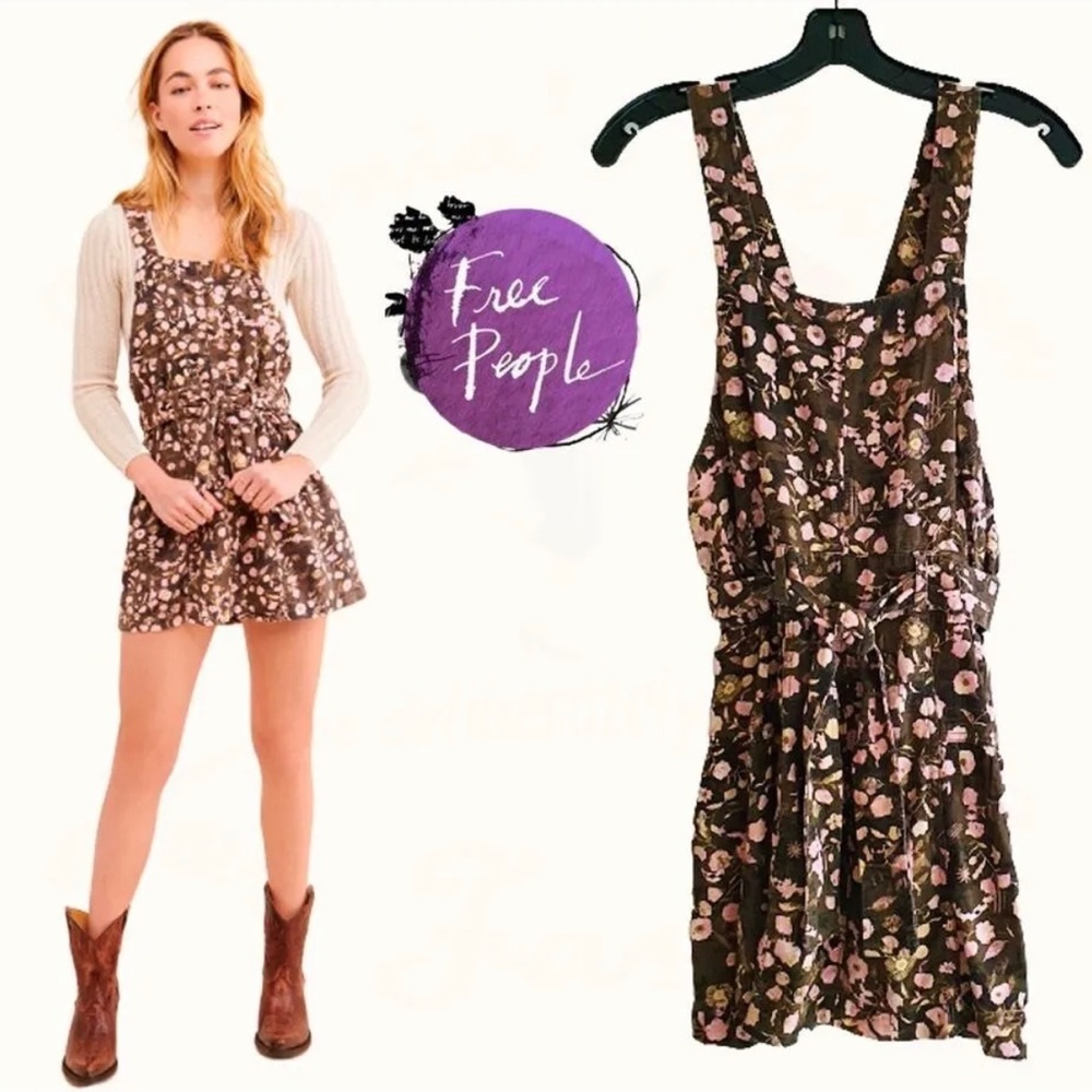 NWT Free People Staying in floral jumper size 10
